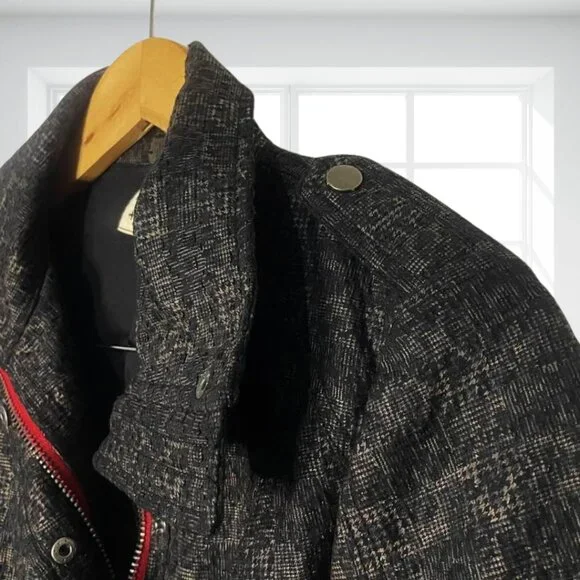 Free People We The Free Size 2 Jacket Parka Utility Snap Zip Pockets - Picture 6 of 13